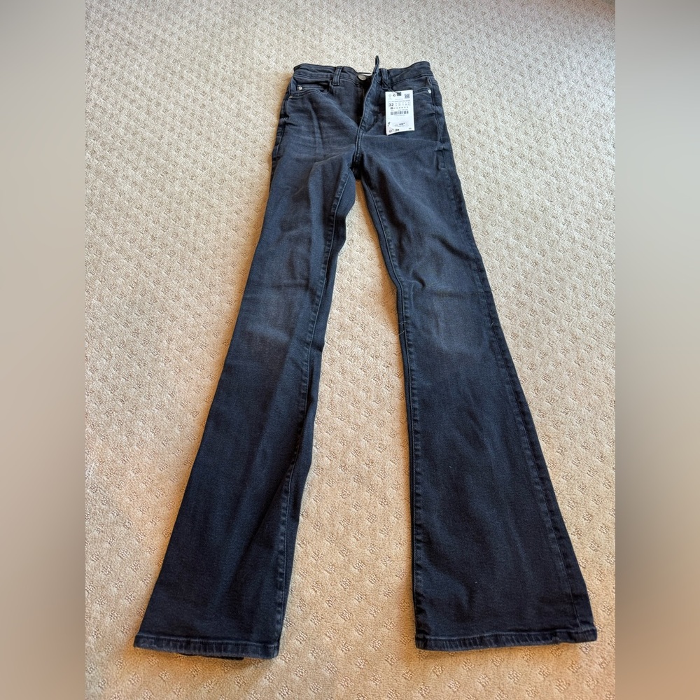 Zara Black Flare Jeans